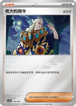 老大的指令