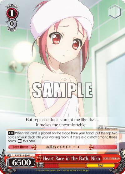 Heart Race in the Bath, Niko