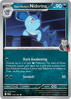 Team Rocket's Nidorina