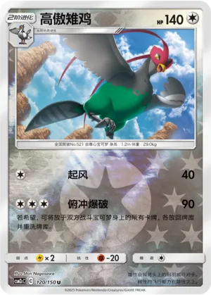 高傲雉鸡
